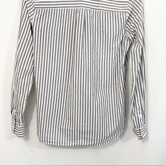 Madewell Striped Button Down Cotton Top - Picture 7 of 9